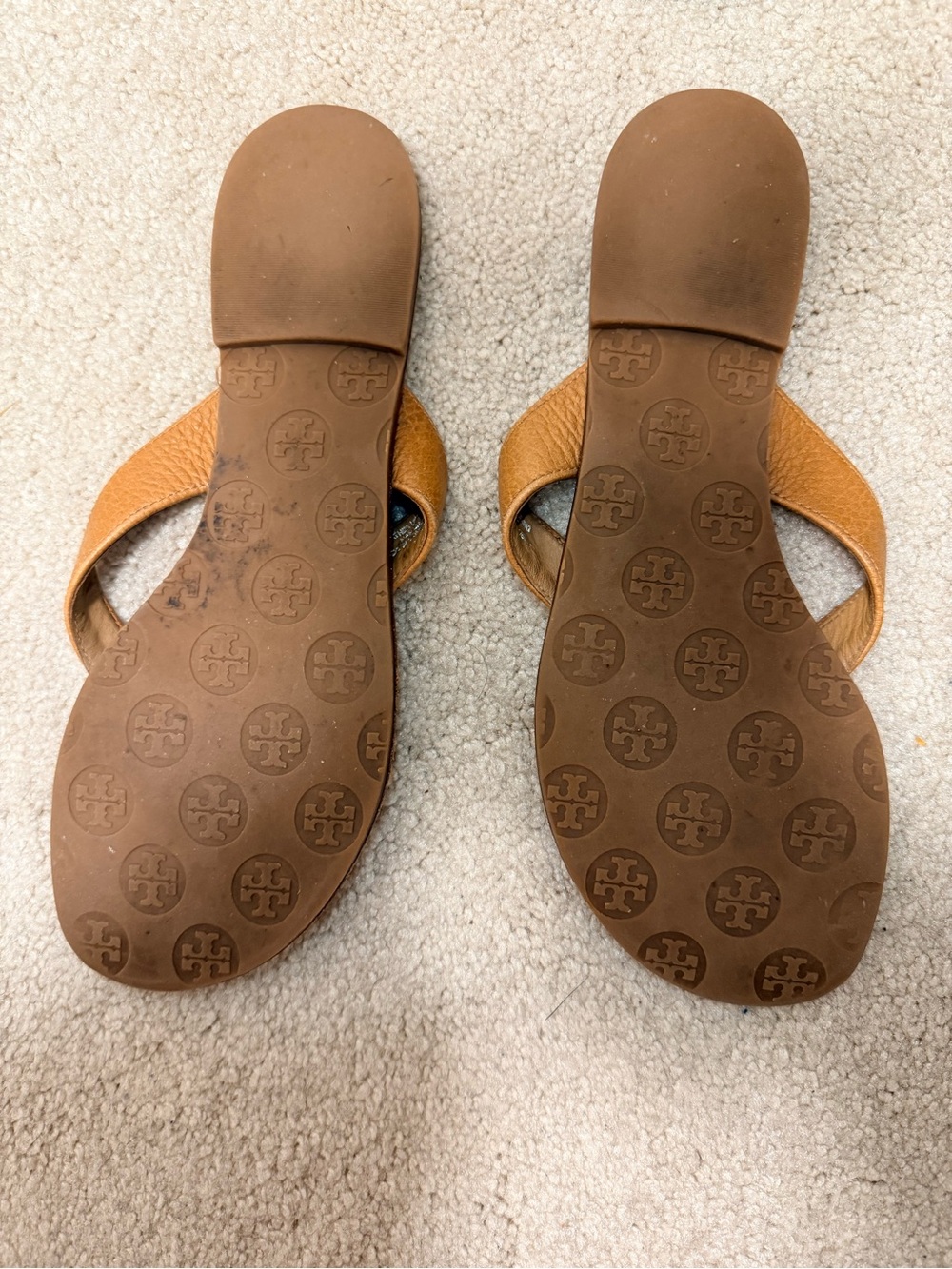 Tory Burch Thong Sandals 4 Pack - Black, Tan, Cork and Snake - Picture 7 of 9